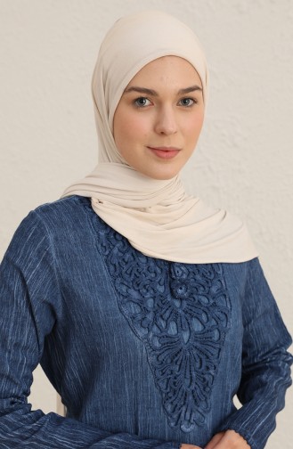 Indigo İslamitische Jurk 0999-03