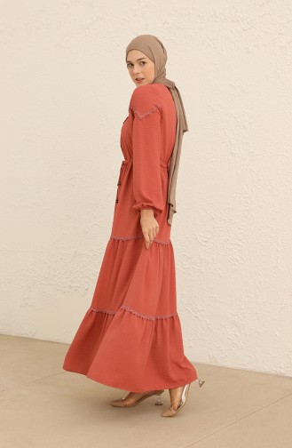 Dusty Rose Hijab Dress 3120-02