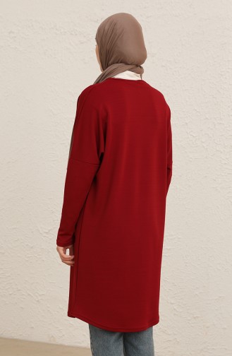 Dark Claret Red Tuniek 8523A-01