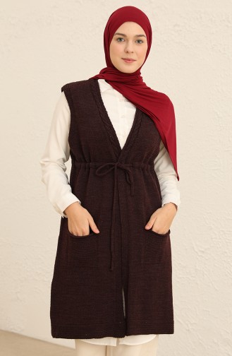 Dark Claret Red Waistcoats 22153-04