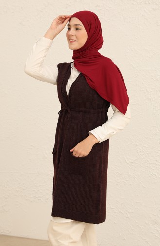 Dark Claret Red Waistcoats 22153-04