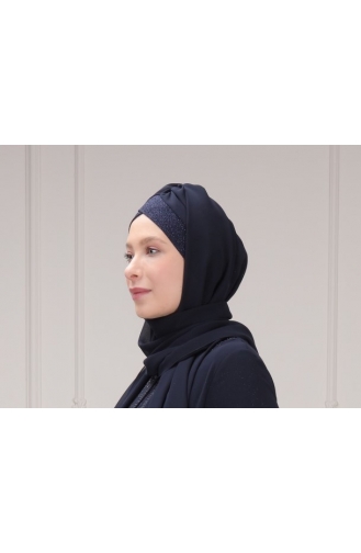 Navy Blue Ready to wear Turban 3155-02