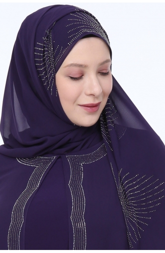 Purple Ready to wear Turban 3153-03