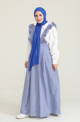 robe sans manche Bleu 1813-02