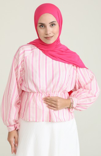 Pink Overhemdblouse 210690