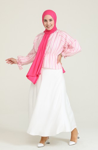 Pink Overhemdblouse 210690