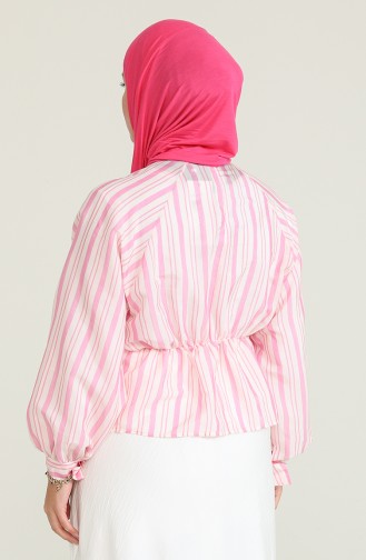 Pink Overhemdblouse 210690