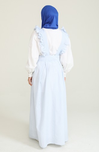 Blue Hijab Dress 1814-02