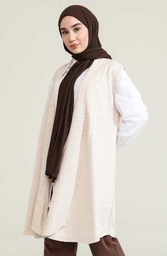 Beige Gilet 1005-018