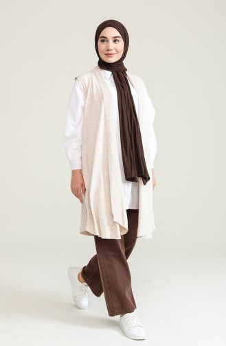 Beige Gilet 1005-018