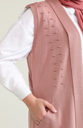 Gilet Sans Manches Rose 1010-017