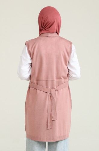 Gilet Sans Manches Rose 1010-017