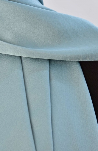 Hellblau Schal 000021-10