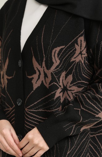 Schwarz Strickjacke 2028-02