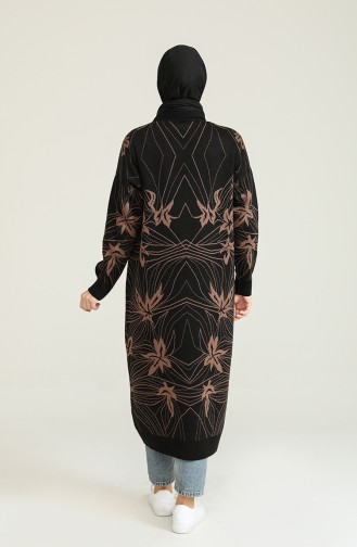Schwarz Strickjacke 2028-02