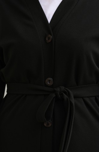 Düğmeli Hırka Pantolon İkili Takım 5815-01 Siyah