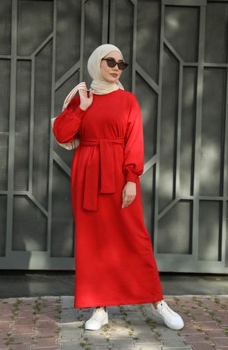 Robe Hijab Rouge 000100-04