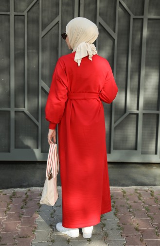 Robe Hijab Rouge 000100-04