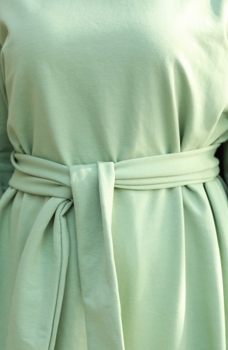 Mint green İslamitische Jurk 000100-07