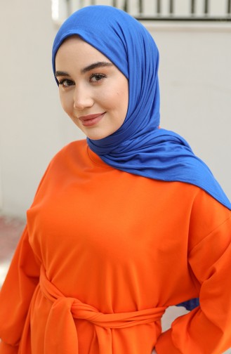 Orange Hijab Dress 000100-15