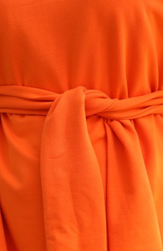 Orange Hijab Dress 000100-15