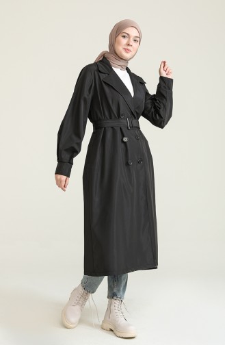 Schwarz Trench Coats Models 2404-02