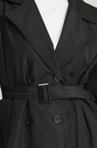 Black Trench Coats Models 2404-02