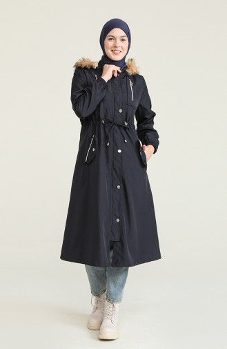 Navy Blue Winter Coat 13754