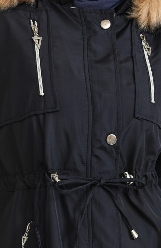 Navy Blue Winter Coat 13754