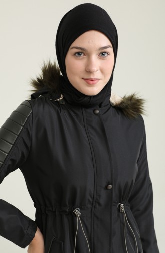 Black Winter Coat 13738