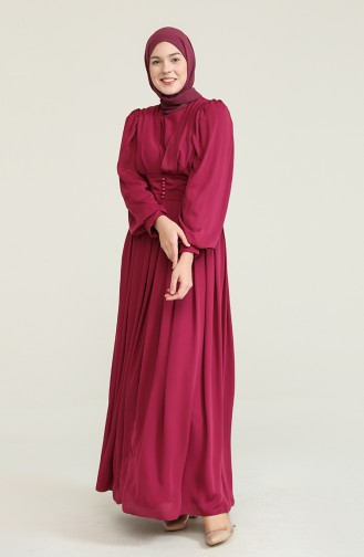 Habillé Hijab Plum 60282-02