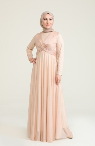 Habillé Hijab Saumon 5397-18