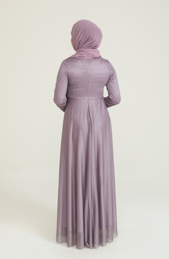 Helllila Hijab-Abendkleider 5397-19