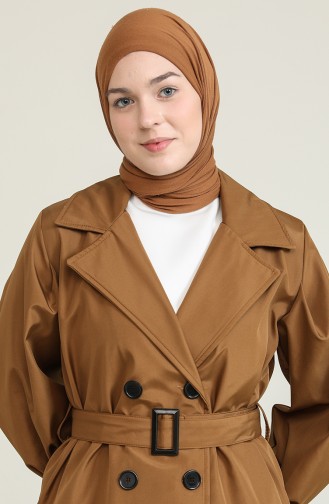 Tobacco Brown Trench Coats Models 2404-05