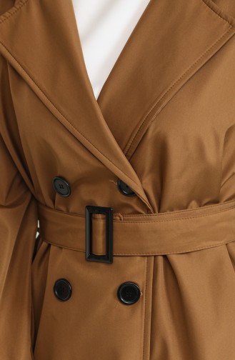 Tobacco Brown Trench Coats Models 2404-05