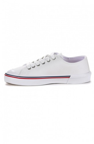 U S Polo Assn Penelope Wt Günlük Yürüyüş Kadın Spor Ayakkabı Beyaz