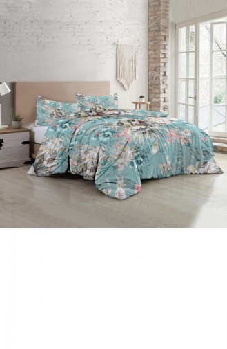 Monohome Floral Desing Luxury Çift Kişilik Pamuk Saten Nevresim Takımı