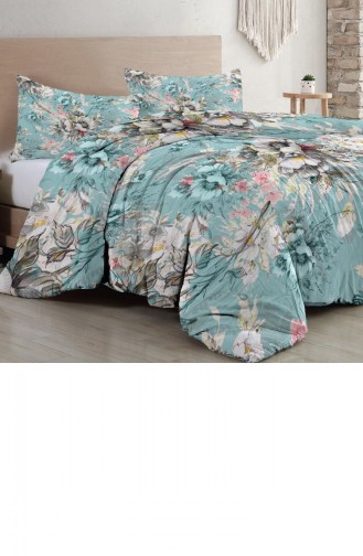 Monohome Floral Desing Luxury Çift Kişilik Pamuk Saten Nevresim Takımı