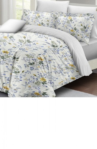 Monohome Spring Floral Luxury Çift Kişilik Pamuk Saten Nevresim Takımı