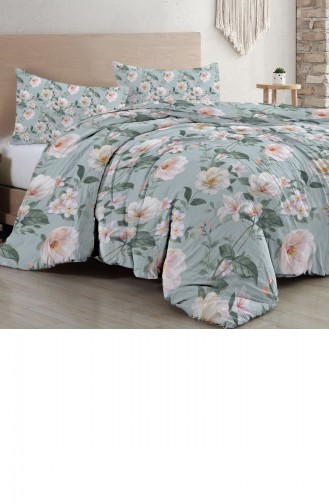 Monohome Spring Fresh Luxury Çift Kişilik Pamuk Saten Nevresim Takımı