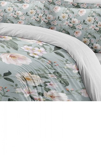Monohome Spring Fresh Luxury Çift Kişilik Pamuk Saten Nevresim Takımı