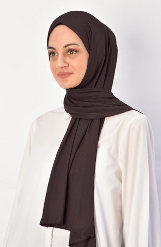İnna Jakarlı Penye Şal 000022-01 Acı Kahve