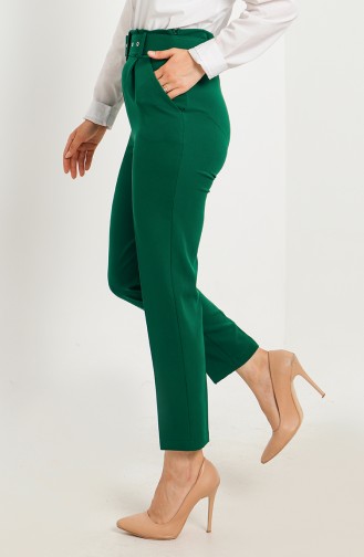 Pantalon Vert emeraude 2203-01
