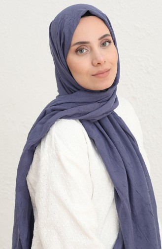 Light Navy Blue Shawl 1095-08