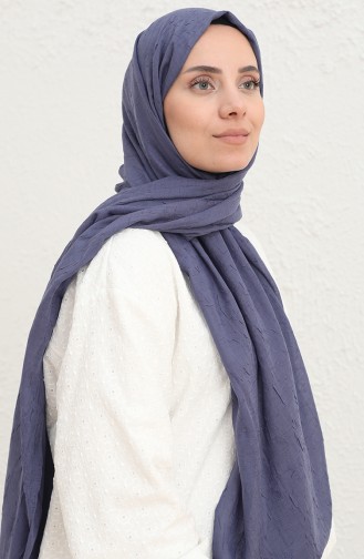 Light Navy Blue Shawl 1095-08