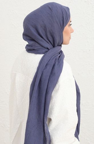 Light Navy Blue Shawl 1095-08