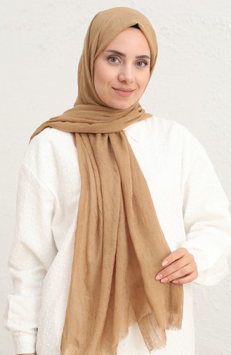 Bambu Kraş Şal 1095-19 Safran Renk