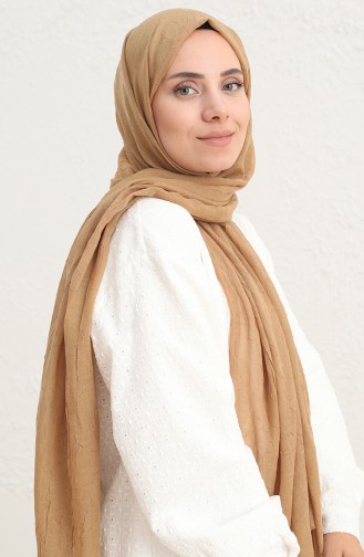Bambu Kraş Şal 1095-19 Safran Renk