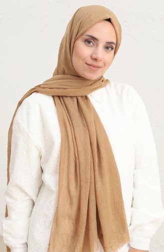 Bambu Kraş Şal 1095-19 Safran Renk