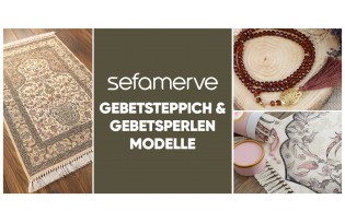 Gebetsteppich- und Perlenschnurmodelle